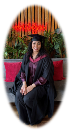 a photo of Cherelle at graduation